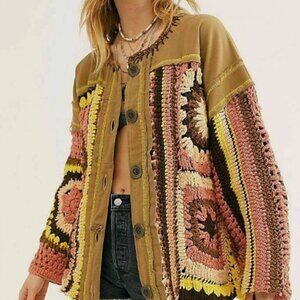 Free People No Rain Sweater Jacket